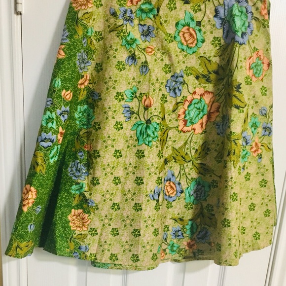 FARUZZI Floral Batik Wrap Skirt - Picture 4 of 4
